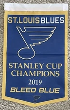 St. Louis Blues NHL 2019 Stanley Cup Champions Banner/Flag 18.5" x 11.5"