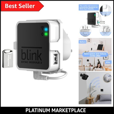 64GB USB, Flash Drive USB, Steckdosenhalterung für Blink Sync Modul 2, platzsparend