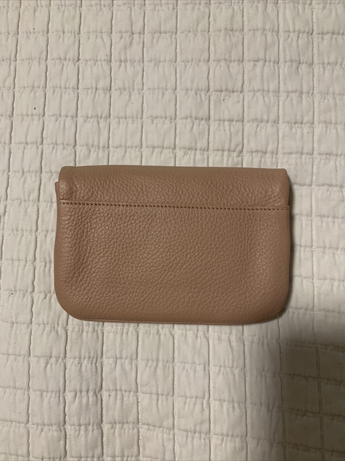 Status Anxiety ‘Impermanent’ Womens Dusty Pink Leather Wallet/Purse