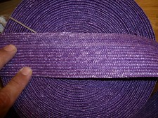 STROHBAND GENÄHT BREITE ca. 60mm Länge: 12,2 Meter ( €3,00/m)  Nr. 40