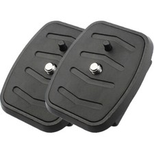 2Pcs Tripod Adapter Mount Quick Release Plate Professional Camera Head Set New