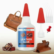 Adhesive Guru Leather Glue (0.7 oz) Super Glue for Purses, Sofas and Furniture