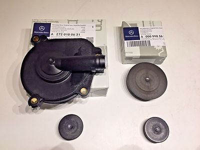 Kit Separador De Aceite Y Tapones De árbol De Levas Mercedes-Benz Original - Números 2720100631, 0009986590