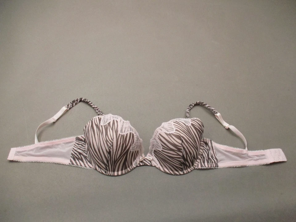 36D Jezebel Womens Multicolor Lace Lined Underwire Back Closure Demi Bra 4P - Image 3 of 4