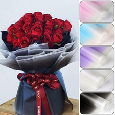 20 Pcs 58 58cm Bright Flower Bouquet Packaging Paper Gradient Color DIY Material