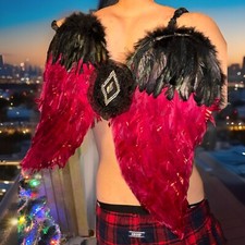 Turkey Goose Feather Angel Wings Costume Party Photography Mascarad Halloween