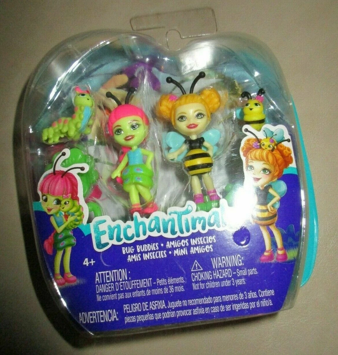 Paquetes mini de 2 mu ecas Mattel Enchantimals Bug Buddies de 2