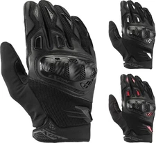 IXON RS RISE AIR 2 Motorcycle Short Cuff Ventilated Perforated Mesh Summer Glove