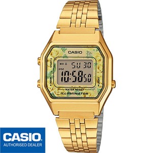 Casio la 680 wega - 9cef ⎪ la 680 wega - 9c ⎪ original ⎪ vintage iconic ⎪  medium ⎪ flowers ⎪ gold | eBay