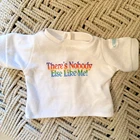 Vintage 1980’s Cabbage Patch Kid CPK Doll Rainbow Shirt Nobody Else Like Me