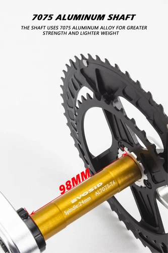 Road Bike Crankset 52-36T 12 Speed 2X Chainring Hollow Tech Crank 165mm Crankset - Picture 21 of 40