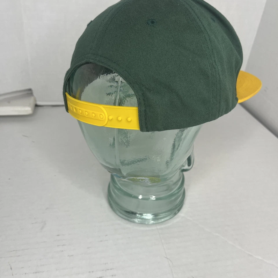 Vintage Obey Logo Hat   Snap Back Green Yellow Streetwear Skater Skateboard Mens - Image 3 of 4