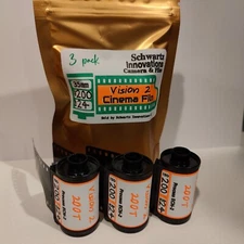 35mm Camera Film (3 Pack, 24 exp) - Kodak Vision 2 200T Negative Film