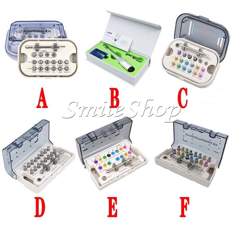 Dental Universal Implant Prosthetic Kit Torque Wrench Screw