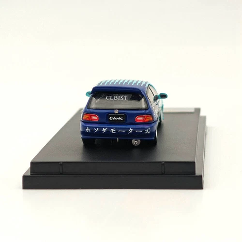 SW1:64 Honda Civic EG6 Kanjozoku FALKEN limited499 Diecast Model Car - Picture 7 of 16