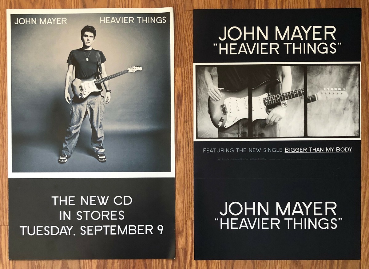 John Mayer Double Sided Promotional Poster 2003 UK