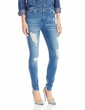  259 Authentic Rare TRUE RELIGION Women's Super Skinny Destroy Denim Jeans