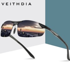 VEITHDIA Aluminum HD Polarized Sunglasses Men Driving Sports Fishing Sun Glasses