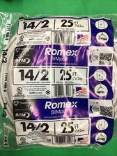 Romex Indoor Wire/Copper NM-B Cable 25 Feet