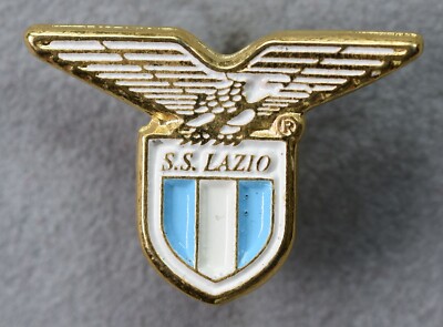 Lotto 2 Spille Vintage S. S. Lazio Calcio Football Badge Pins Serie A Distintivo