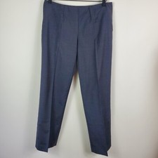 Tory Burch Womens Pants 2 Gray Lightweight Wool Blend Office Business Straight