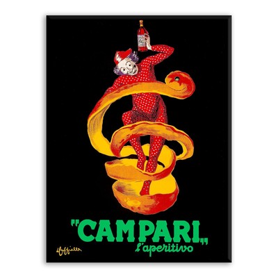 Campari Leonetto Hat 80X60X2 CM Canvas Print Frame Poster Print