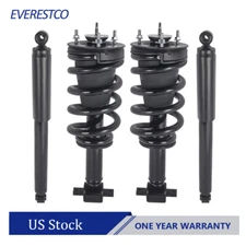 Front & Rear Shocks Struts Assembly For 2014-2018 Chevy Silverado GMC Sierra 4WD