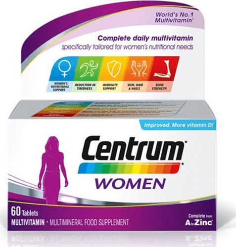 2 x CENTRUM WOMEN Vitamin for Energy & Immune 2x 60 tabs - Picture 3 of 3