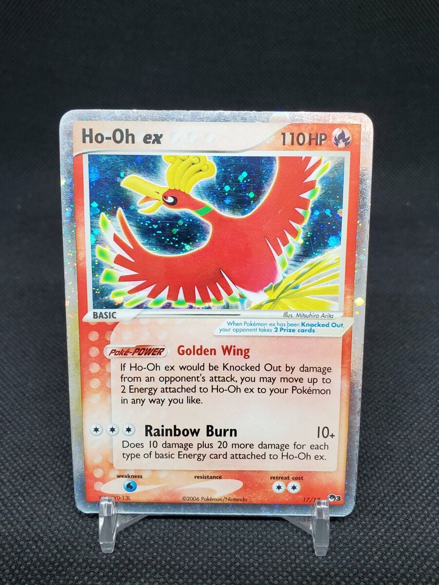 HO OH EX Pop 3 card 17/17 Pokemon card in great conditio…