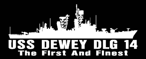 USS DEWY DDG 45 DLG 14 Silhouette Decal U S Navy USN Military - Picture 8 of 10
