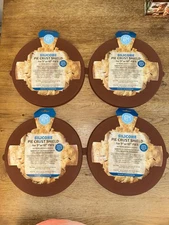 R&M Silicone Pie Crust Shields 9”-10” Pies Autumn Leaves Theme BPA Free Set Of 4