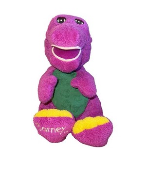 Vintage Barney Plush Purple Dinosaur Lyons Group 1990s Stuffed Toy 12 