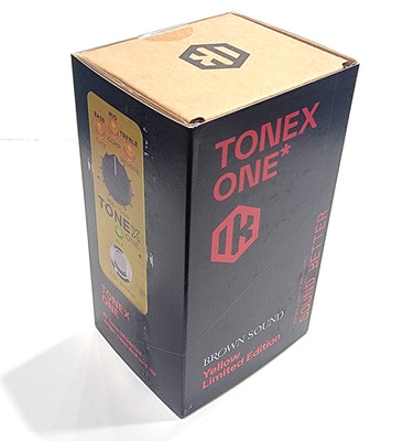New IK Multimedia TONEX One Brown Sound Limited Ed Multi-Effects Pedal, Yellow