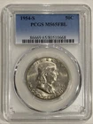 1954 S Franklin Half Dollar PCGS MS65 FBL Silver Coin 50C US Mint