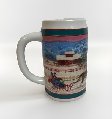 Vintage Miller High Life To The Best Holiday Traditions Christmas Beer Stein