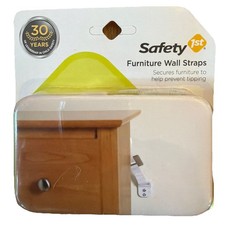 Safety 1st Furniture Wall Straps Secures Furniture To Help Prevent Tipping