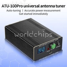 ATU-100Pro Universal Antenna Tuner 1.8MHz-55MHz Auto Tuner W/ 0.96" OLED Display