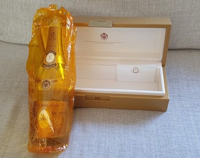 Louis Roederer Cristal 2005 Champagne mit leerer Flasche inkl. Originalbox etc.