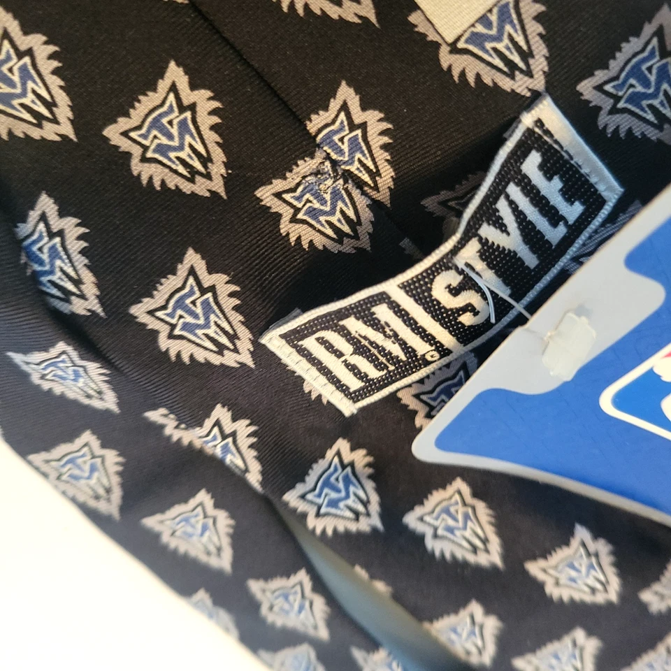 Corbata NBA Minnesota Timberwolves 2005 100 % seda hecha en EE. UU. por corbata estilo RM nueva Foto 4 de 4