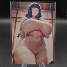Hinata Hyuga Anime Waifu Card Doujin ACG Goddess Holo