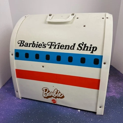 Vintage Barbie's Friend Ship Airplane Case 1970s Mattel #8639 Travel Playset