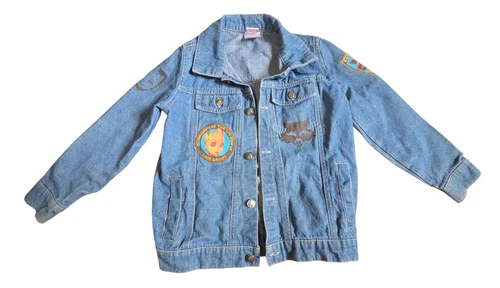 Marvel Guardians Of The Galaxy Vol 2 Denim Jean Jacket Rocket and Groot Size 5T - product listing photo