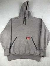 Milwaukee Tools Sweatshirt Men  s Size Large Gray Pullover Hoodie Workwear