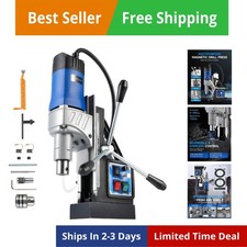 Mag Drill Press, 1550W Portable Magnetic Drill Press with 2" Boring Diameter,...
