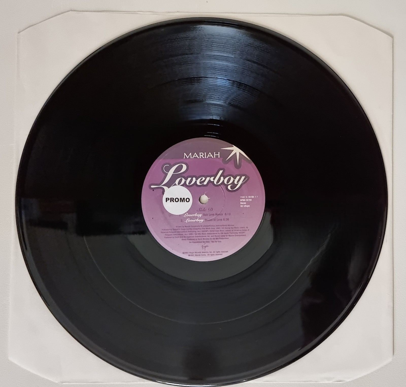 Mariah - Loverboy - Original Double 12 Inch Set - US Promo Pressing 2001