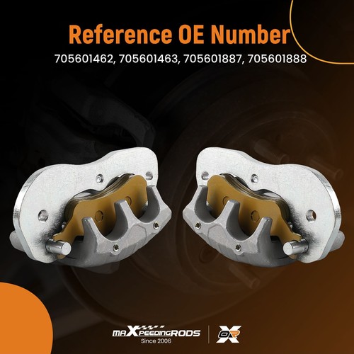 Front L/R Brake Caliper w/ Bracket for Maverick Sport 1000 2019-22 705601887 - Foto 6 di 20