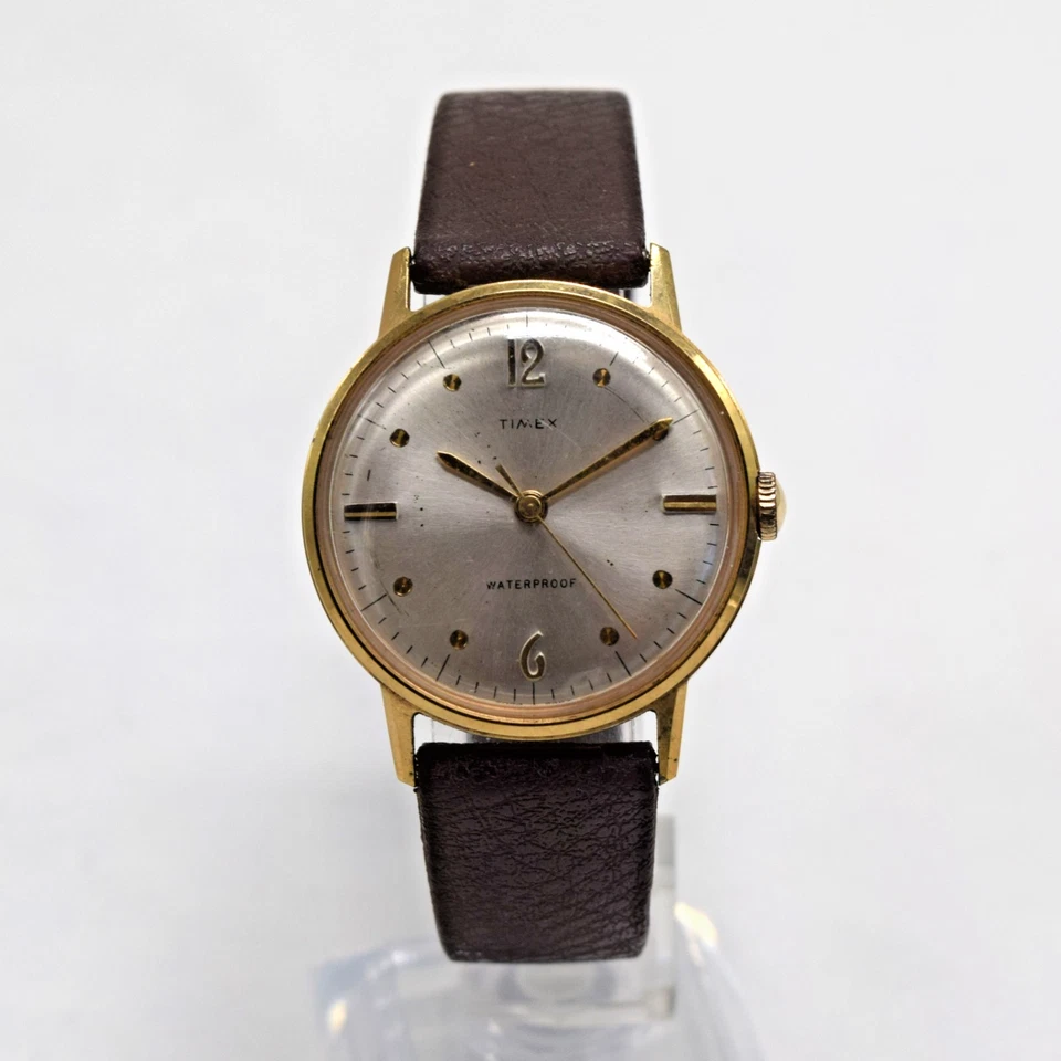 Collectable '67 Vintage Timex Marlin 2024 2467 Dot-Dash Windup Men’s Watch-Works - Image 2 of 4