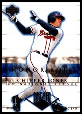2002 Upper Deck Chipper Jones Atlanta Braves #5 Honor Roll Dream Team Third Base
