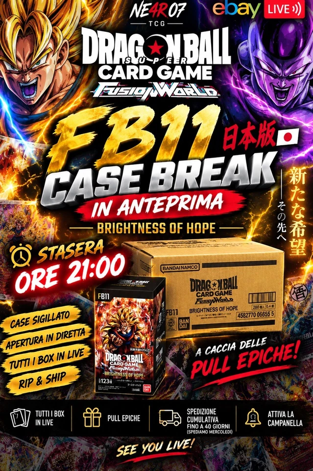 DRAGON BALL FB11 JAP 🇯🇵 – CASE OPEN 💥 | IN ANTEPRIMA 🔥 RIP & SHIP