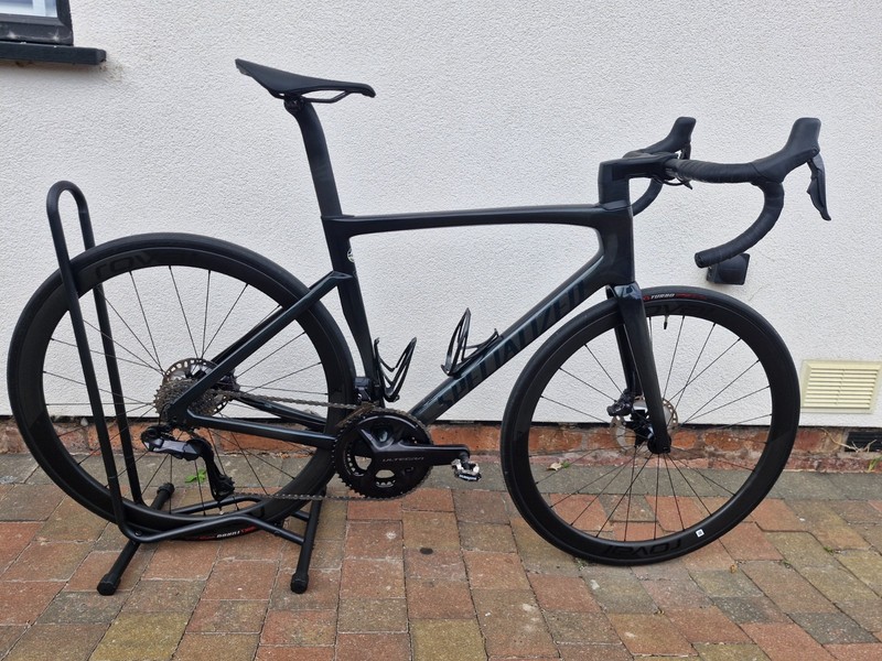 2023 Specialized Tarmac SL7 Expert 12 Speed Ultegra Di2 Carbon/Oil/Green 56cm